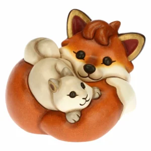 Volpe e scoiattolo sdraiati - Thun - immagine 1