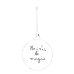Sfera in Vetro Natale è magia  Ø15 cm - Simple Day