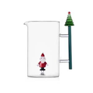 Brocca Babbo Natale manico verde - Ichendorf