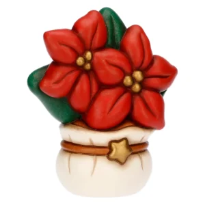 Stella di Natale in ceramica, media - Thun - immagine 2