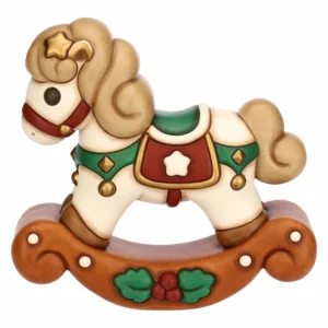 Cavallo a dondolo in ceramica, grande - Thun - immagine 1