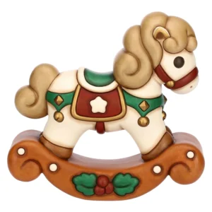 Cavallo a dondolo in ceramica, grande - Thun - immagine 4