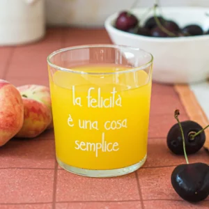 Bicchiere Acqua La felicità è una cosa semplice - Simple Day - immagine 2