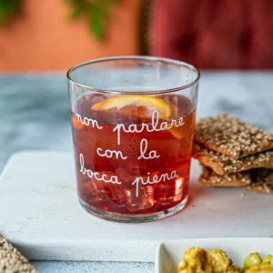 Bicchiere Acqua Non parlare con la bocca piena - Simple Day - immagine 2