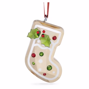 Holiday Cheers Decorazione Calza Pan di Zenzero - Swarovski