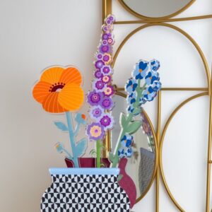 Fiore Lillà in Plexiglass grande - Vesta - immagine 4