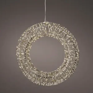 Ghirlanda con Luci a Led bianco caldo Ø70 cm - Kaemingk