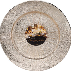 Set 4 Sottopiatti Tondi oro Ø33 cm - Koopman