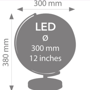 Mappamondo Stellar Light Touch blu/oro Ø30 cm - Troika - immagine 3