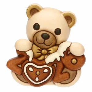 Teddy Buon Anno 2026 in ceramica - Thun