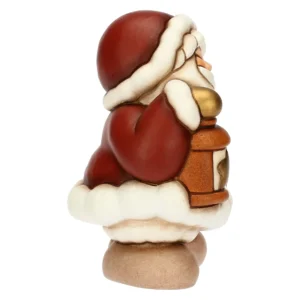 Babbo Natale con lanterna in ceramica, piccolo - Thun - immagine 3