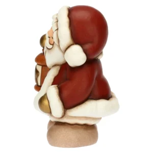 Babbo Natale con lanterna in ceramica, piccolo - Thun - immagine 5