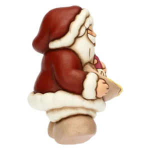Babbo Natale con ciotola in ceramica, piccolo - Thun - immagine 3