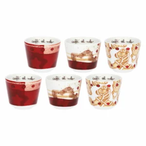 Set 6 caffeini in porcellana Thunland - Thun