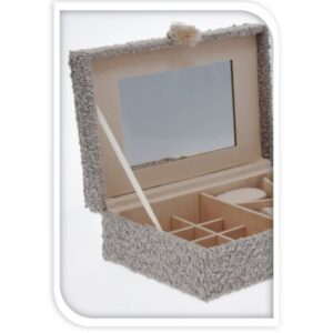 Portagioie Bouclè in 4 colori 25x16 cm - Koopman - immagine 3