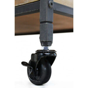 Carrello Camron in Legno e Ferro 87x42xh.77 cm - Cosma - immagine 5