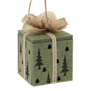 Addobbo Pacco Regalo con LED 8 cm in 3 colori - Koopman - immagine 4