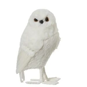 Gufo bianco in 2 versioni h.25 cm - Kaemingk - immagine 3