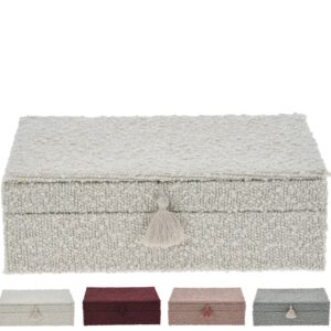 Portagioie Bouclè in 4 colori 25x16 cm - Koopman