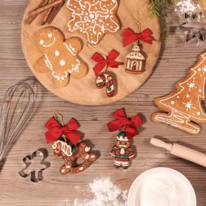 Addobbo natalizio cavallo a dondolo in ceramica, maxi - Thun - immagine 3