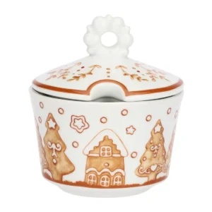 Zuccheriera con cucchiaino in porcellana Thunland - Thun - immagine 4