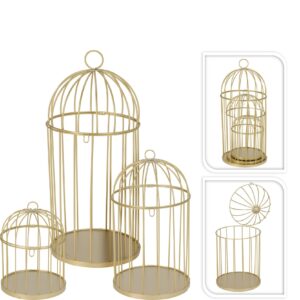 Gabbia in Metallo oro in 3 misure - Koopman